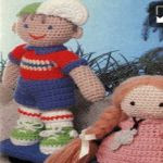 patron gratis muñeco amigurumi |  free amigurumi pattern doll 