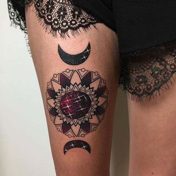 Tatuagens de Mandala - 45 ideias femininas