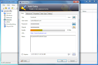 KeePass Password Safe, Security Tools Our Password