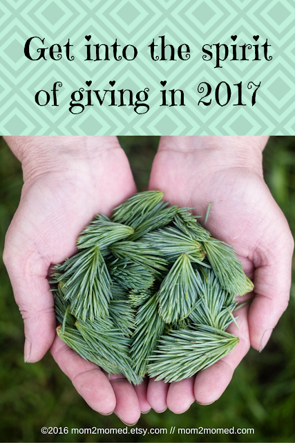 Mom2MomEd Blog: Get into the spirit of giving in 2017