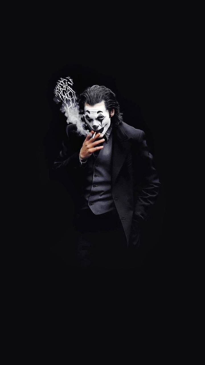 اروع صورة جوكر وهو يدخن ، صور جوكر سوداء بجودة HD