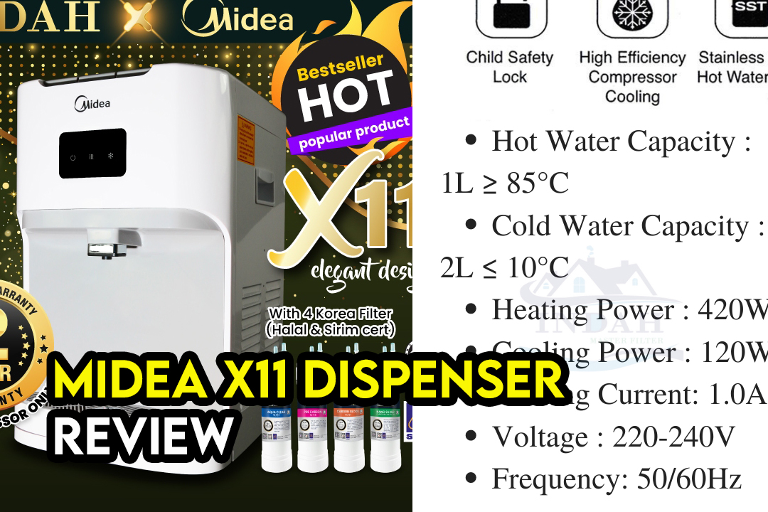 Review Penapis Air Midea X11 – Adakah Ia Berbaloi Dibeli?