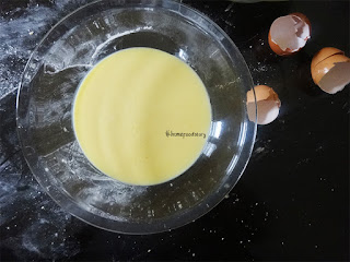 Hong Kong Style Milk Egg Tart (Thicker Version of Pie Susu Bali) || homefoodstory.blogspot.com