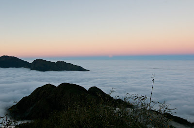 Sunset at Fansipan Peak