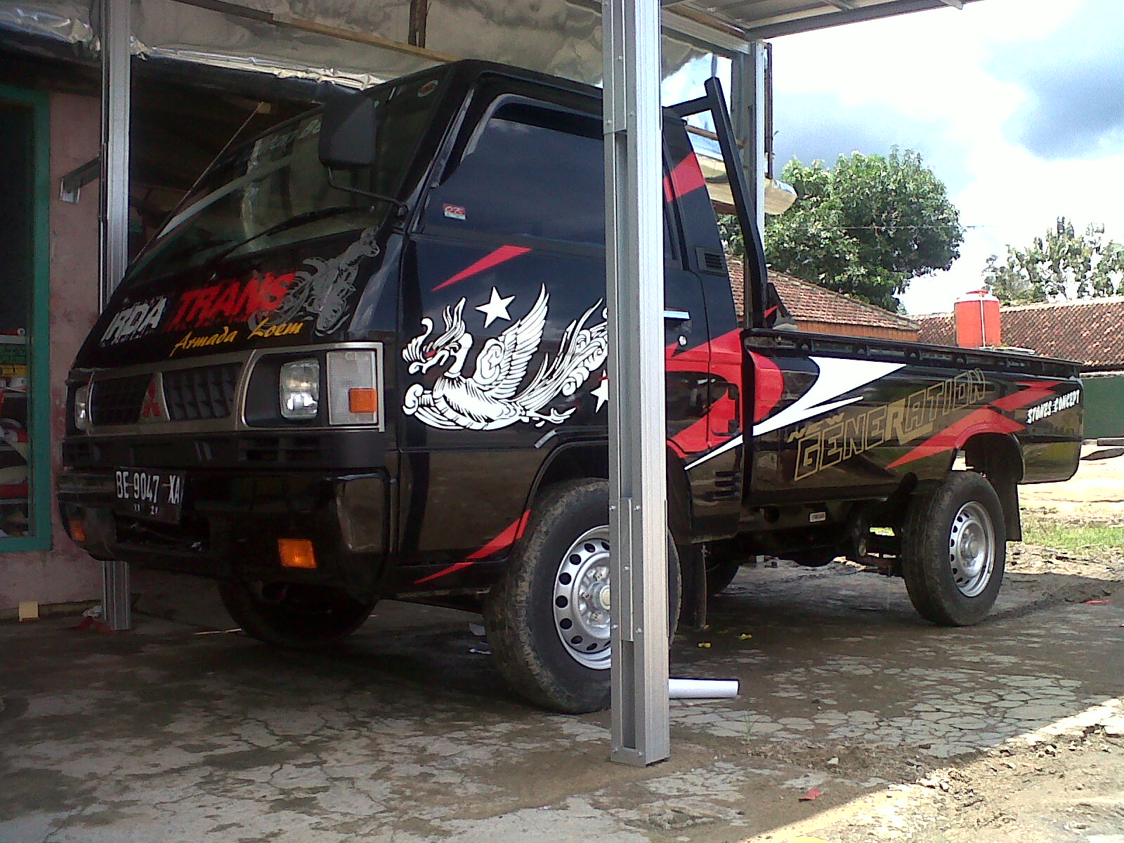 Cutting Sticker Mobil Pick Up L300 Ottomania86