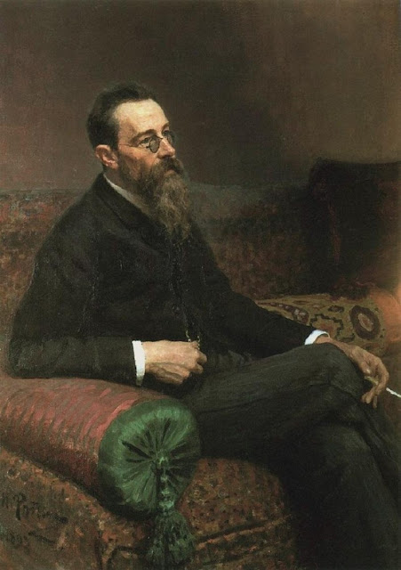 Rimski-Korsakov peint par Illia Répine