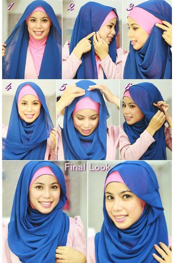 Cara Memakai Jilbab Pashmina Simple Tapi Cantik Style 