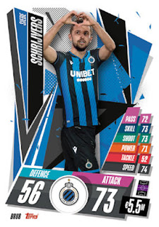 Topps Match Attax 2020-2021 Club Brugge Set