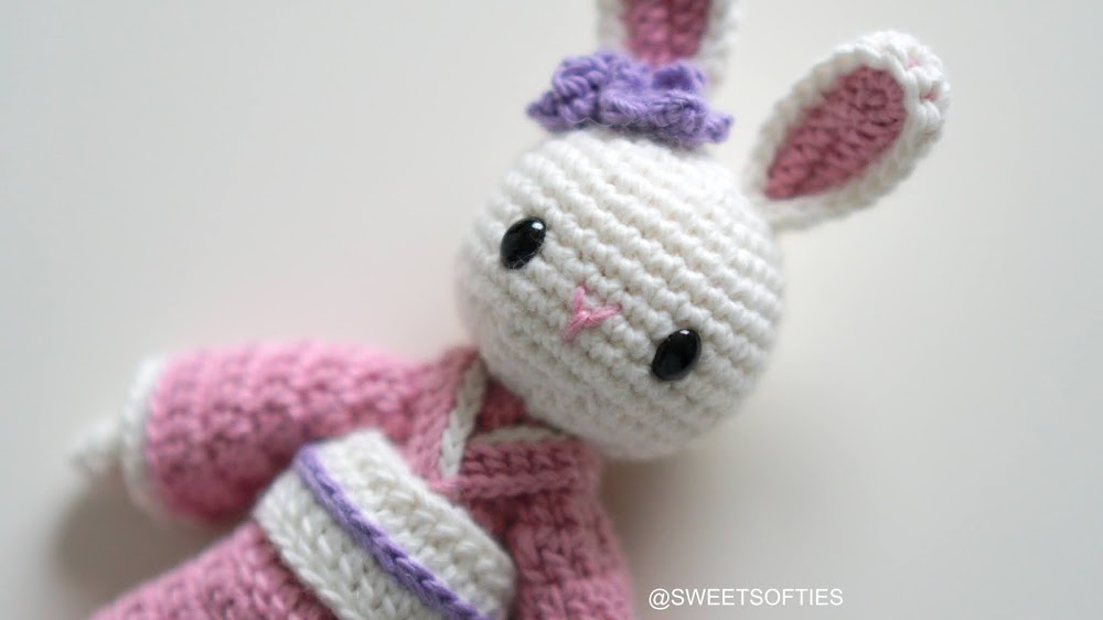 Sakura Kimono Bunny Free Amigurumi Crochet Pattern