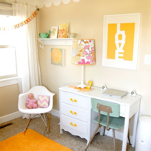 once daily chic Cute DIY Little Girls room 