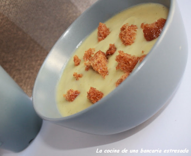 Receta de crema de puerro con calabacín