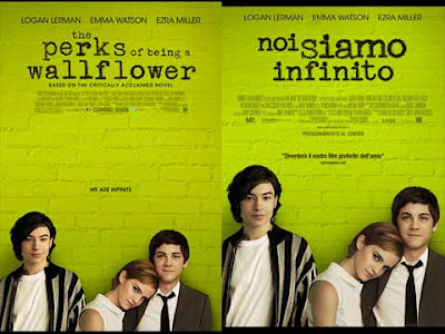 La locandina di ''The perks of beings a wallflower'', in italiano ''Noi siamo infinito''