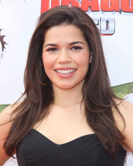 america ferrera hair color. America-Ferrera-Long-Hairstyle