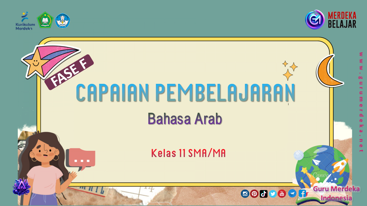 CP Bahasa Arab Kelas 11 Fase F SMA/MA - Kurikulum Merdeka