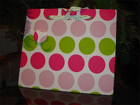 magnetic board with polka dots