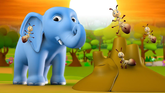 Elephant and Ant Story in Marathi
