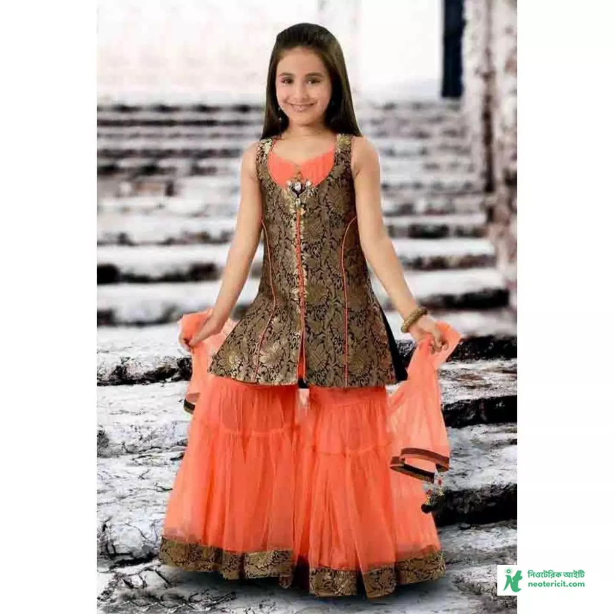 Sharara Dress Baby - Sharara Dress For Kids - Sharara Dress For Kids - Sharara Dress Collection - Sharara Dress Design - Sharara Dress Pick - sharara dress - NeotericIT.com - Image no 31