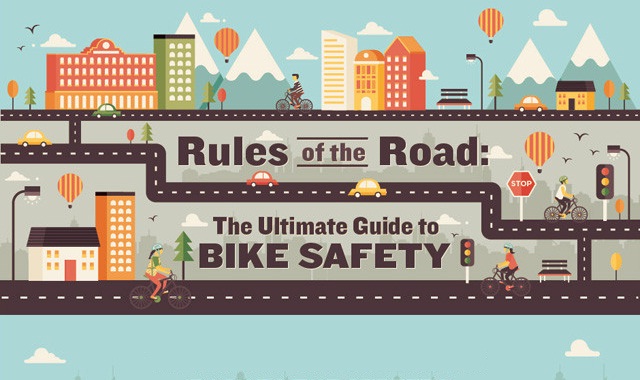 Image: Rules of the Road The Ultimate Guide to Bike Safety #infographic