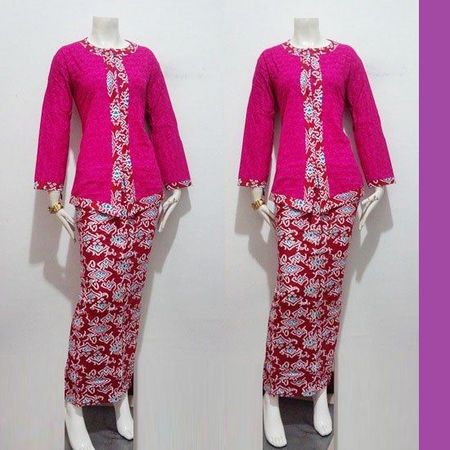 Model Baju  Kebaya  Bahan  Batik  Yang Sangat Modis Galeri 