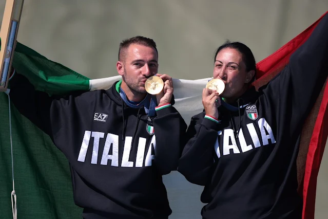 Itália fatura o ouro no skeet misto do Tiro Esportivo; China leva a pistola de tiro rápido 25m masculino