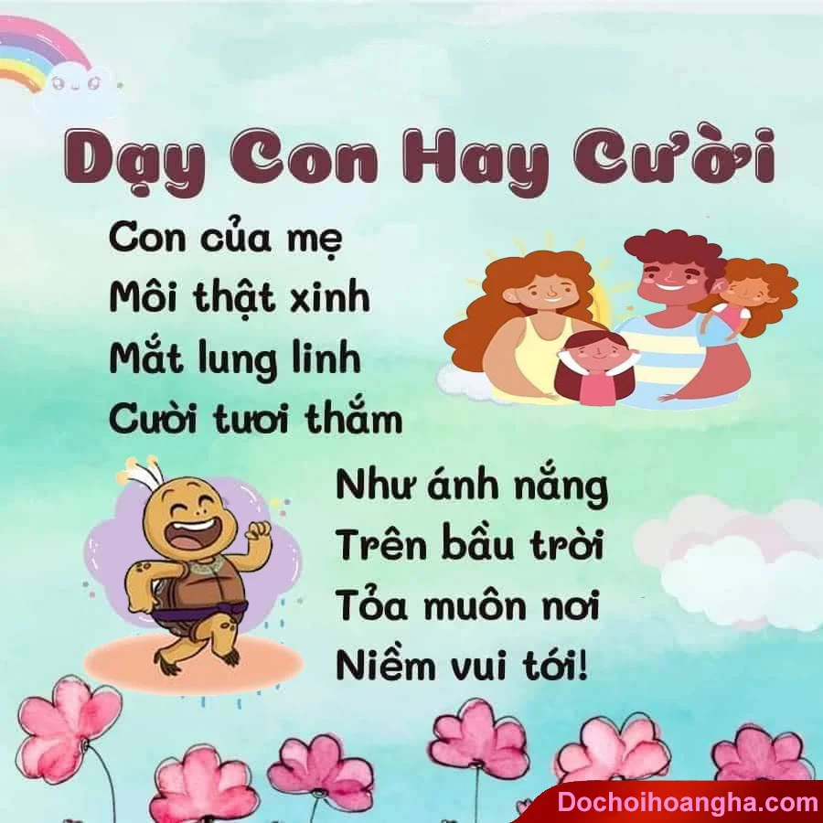 bài thơ dạy con hay cười