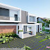 Designing Elegance: A Closer Look at the 4 BHK Modern Contemporary Style House