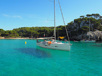 vacaciones velero menorca