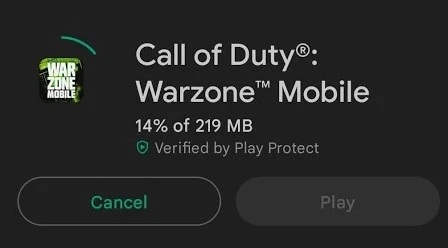 Screenshot showing account setup or login screen within Call of Duty Mobile