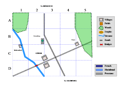 Tabletop map for Duben