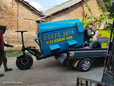Mesin Perontok Kangkung Sarangan Ganda (Panjang Box 180cm)