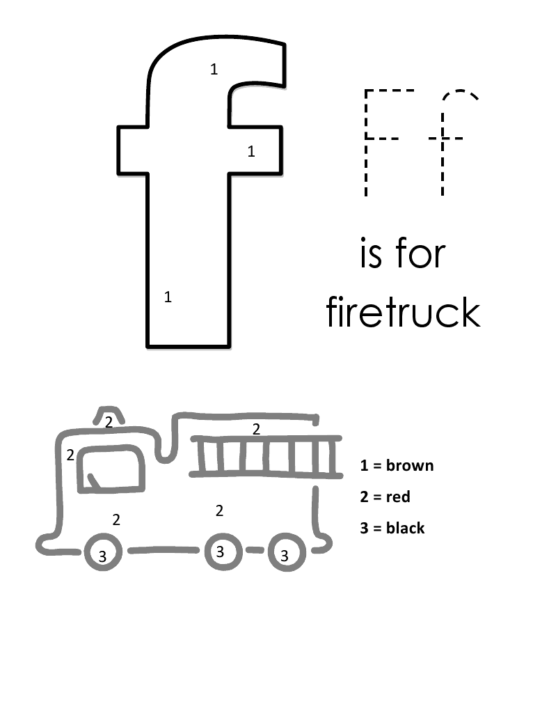 kids page alphabet letter f lowercase coloring pages