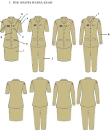 Pakaian Dinas Sesuai  Permendagri Nomor  6  Tahun 2016