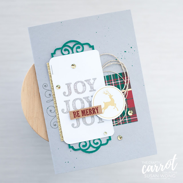 Joy of Giving Tag Kit by Stampin' Up! - Christmas card alternative use - Susan Wong