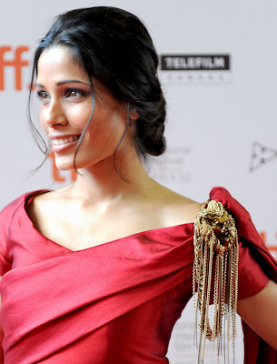 Freida pinto visit @ Miral premiere during 2010 Toronto Intl Film Festival