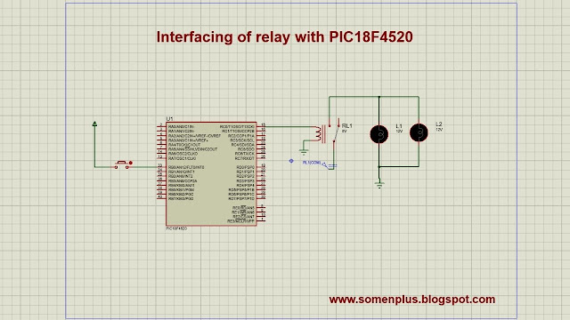 circuit diagram of relay interfacing