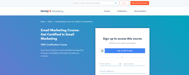 Hubspot - Email Marketing Certification Course