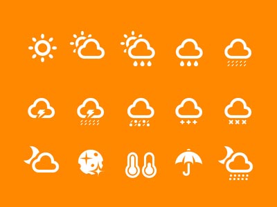 Beautiful Glyph Icons