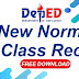 NEW NORMAL E- CLASS RECORD Grades 1-10