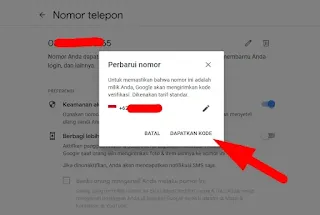 Cara Mengganti Nomor Telepon Gmail Di Laptop