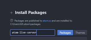 Cara Mengaktifkan Live Server Atom dengan Mudah
