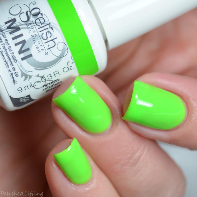 neon green gel polish