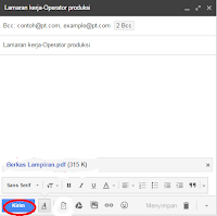 Lamaran kerja via email