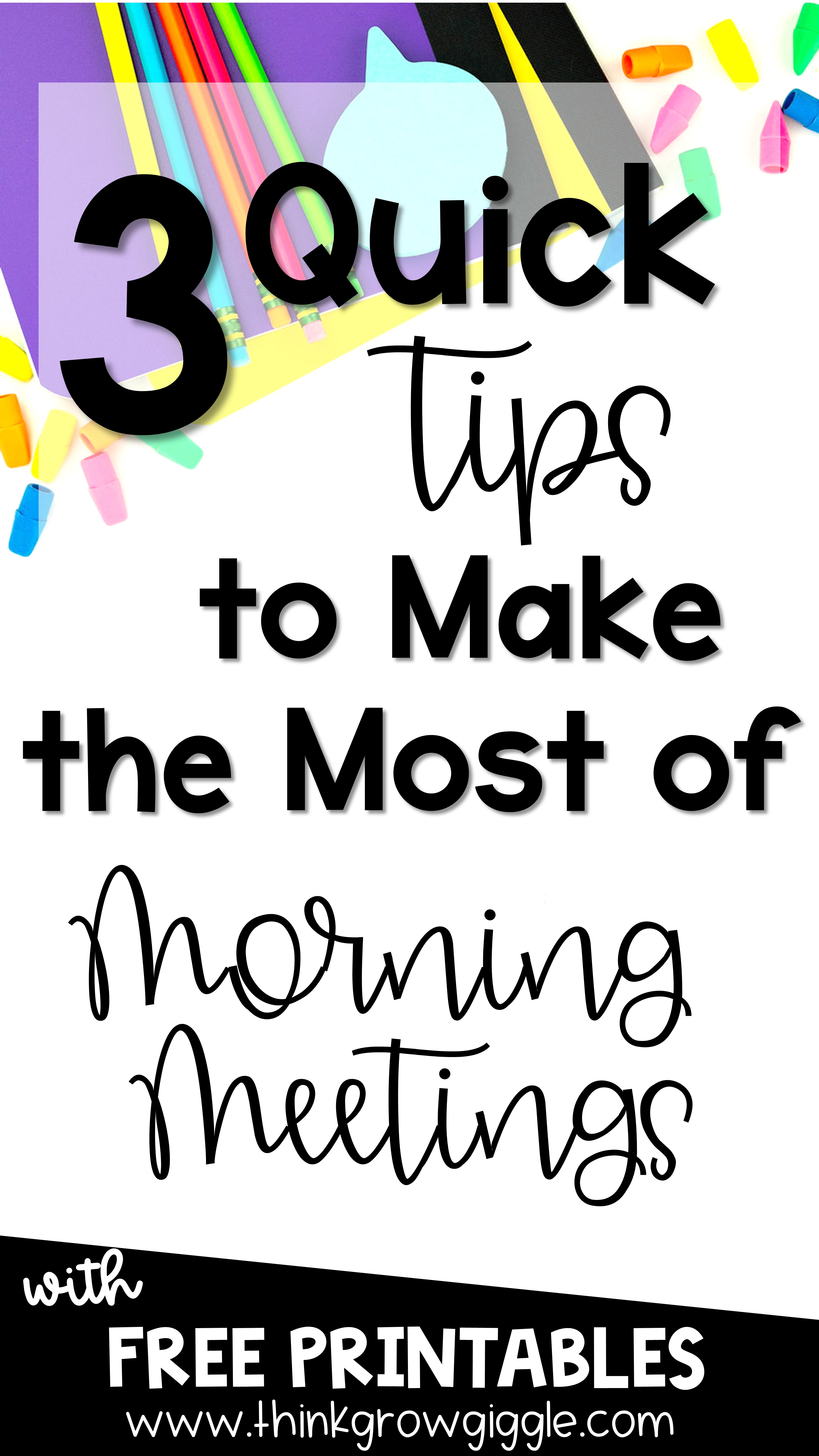 3 Tips for Making the Most of Morning Meeting Time Upper Elementary