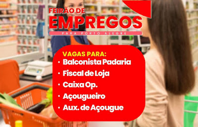 Rede de Supermercados anuncia Feirão de Empregos em Porto Alegre