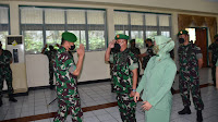 Brigjen TNI Mukhlis Pimpin Upacara Laporan Korps Kenaikan Pangkat Periode 1 April 2022