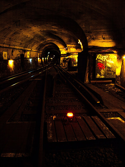 jiemve, métro, métropolitain, HAXO, Porte des Lilas, Porte des Lilas-Cinéma, tunnel, voies, station fantôme