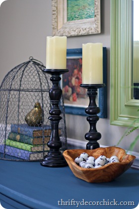 accessorizing a dresser