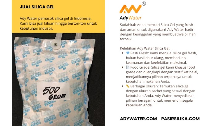 Silica Gel Beli Dimana? Ya di Ady Water