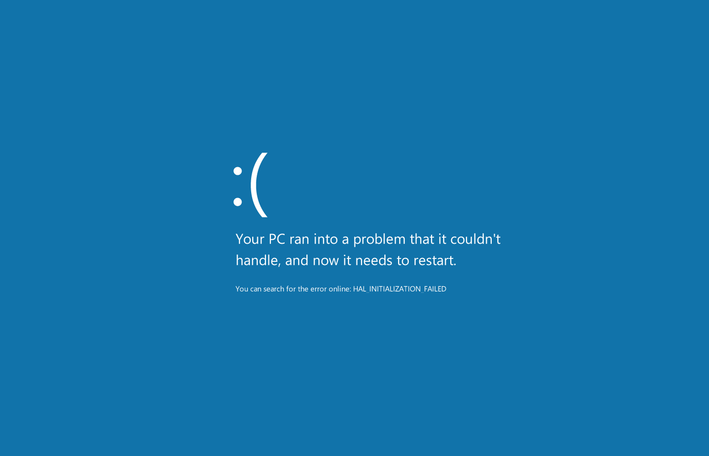 Download Them All: Windows 8 BSOD Wallpaper Download