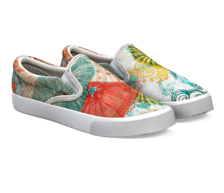 canvas shoes "Life at sea" by Mimi Pinto from Bucketfeet